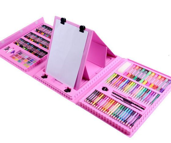 SOLO POR TIEMPO LIMITADO! SET DE ARTE 208 PIEZAS 🎁 COLORES, CRAYONES, PLUMONES