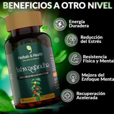 DESCUENTO EXCLUSIVO POR HOY! ASHWAGANDHA™ - Reduce el Estrés - Mejora el Sueño - Reduce el Cortisol