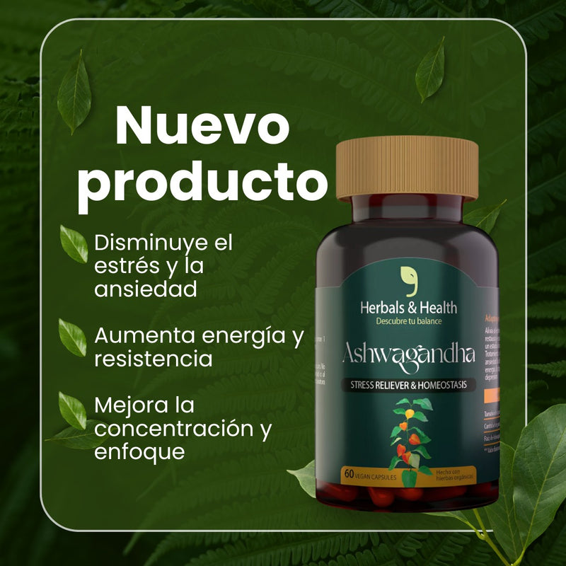 DESCUENTO EXCLUSIVO POR HOY! ASHWAGANDHA™ - Reduce el Estrés - Mejora el Sueño - Reduce el Cortisol